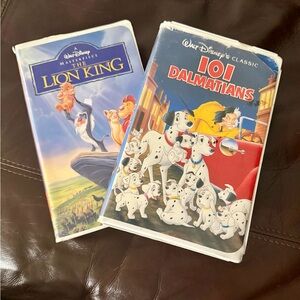 Disney Black VHS Tape - 101 Dalmatians